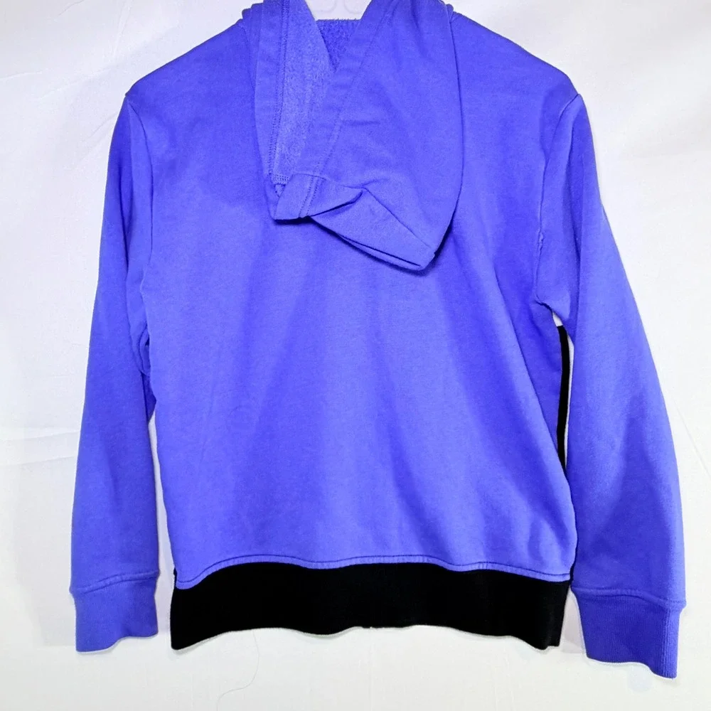 The Childrens Place Boys Blue Colorblock Zip Up Hoodie‎ Sweatshirt Size L 10/12
